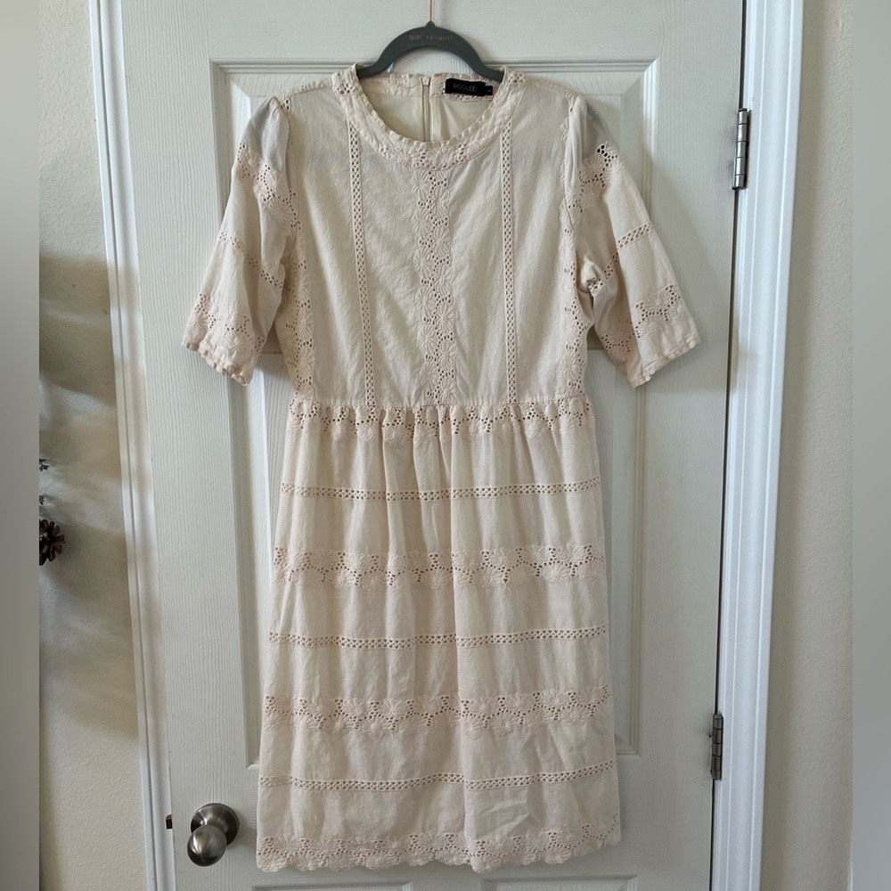 ROOLEE West End Eyelet Midi Dress